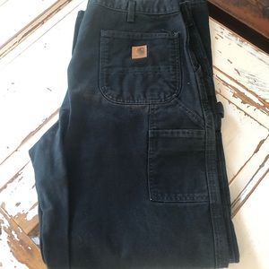 washed duck work dungaree